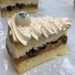 Brazilian Coconut and Prune Cake (slice)| Bolo olho de sogra (fatia)